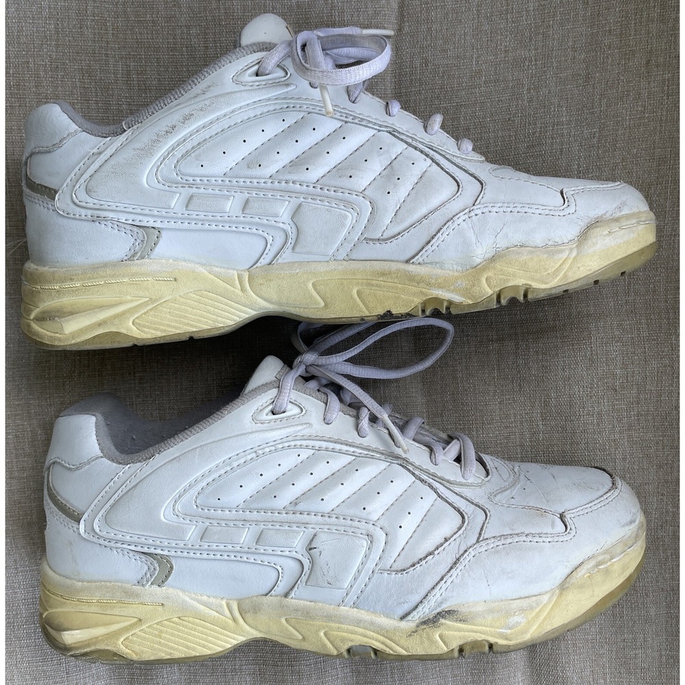 MacGregor White Leather Sneakers Shoes Women's Size 9W Vintage Tennis Walking